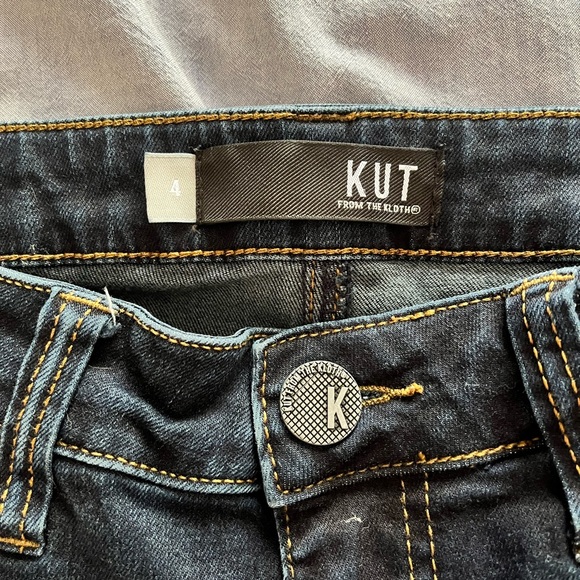 Kut from Kloth Connie Ankle Skinny stretch jeans with raw hem - Picture 7 of 10